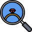 Magnifying glass ícono 64x64