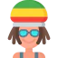 Rastafari ícono 64x64
