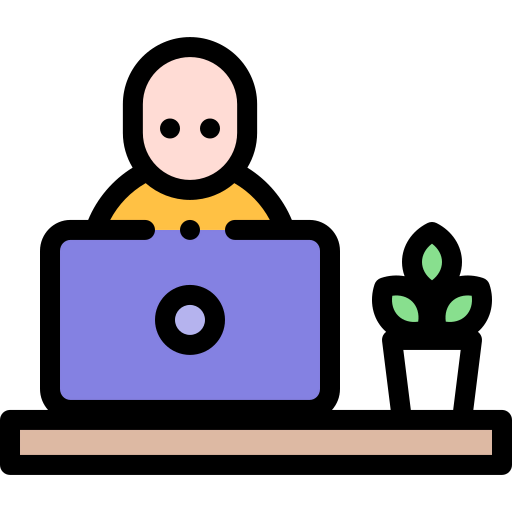 Work from home Ikona