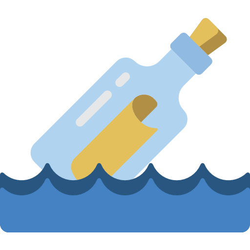 Message in a bottle icon