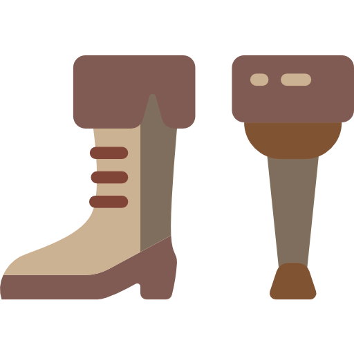 Wooden leg ícono