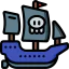 Pirate ship ícono 64x64