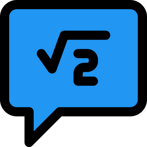 Square root icon