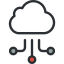 Cloud computing icon 64x64