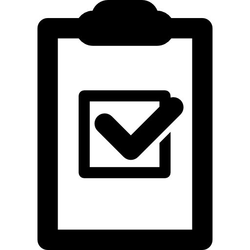 Shopping checklist icon