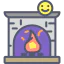 Fireplace icon 64x64
