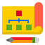 Flow chart Ikona 64x64