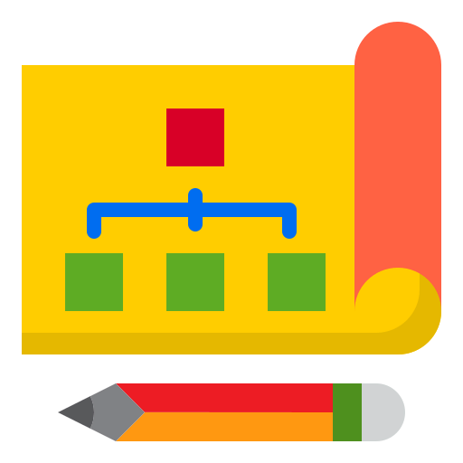 Flow chart icon