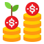 Money growth icon 64x64