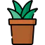 Plant pot icon 64x64