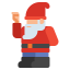 Santa claus icon 64x64