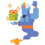Genie lamp icon 64x64