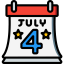 4th of july biểu tượng 64x64