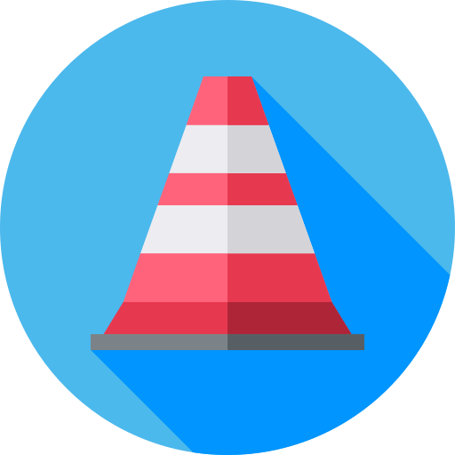 Traffic cone ícono