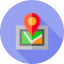 Digital map icon 64x64