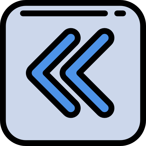 Fast backward icon