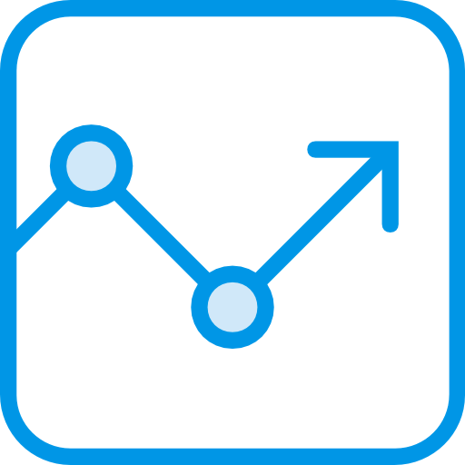 Line chart icon