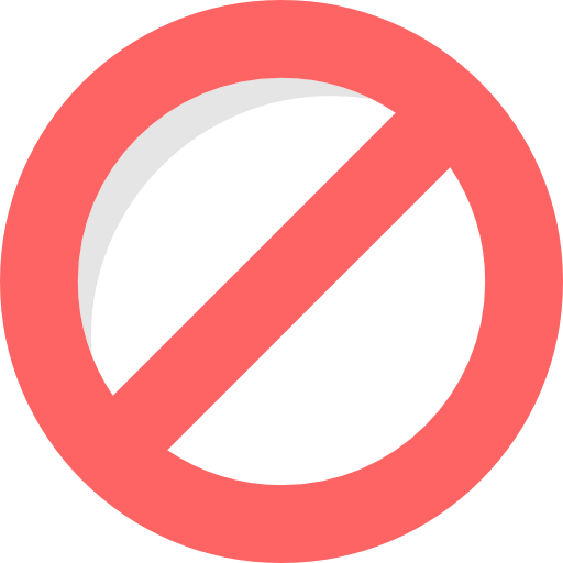 Prohibited 图标