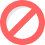 Prohibited icône 64x64