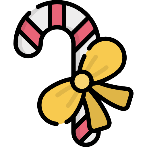 Candy cane icon