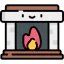 Fireplace icon 64x64