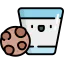Cookie and milk アイコン 64x64