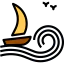 Sailing boat icon 64x64