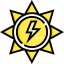 Solar energy icon 64x64