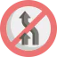 No overtaking icon 64x64