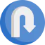 U turn icon 64x64