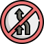 No overtaking icon 64x64