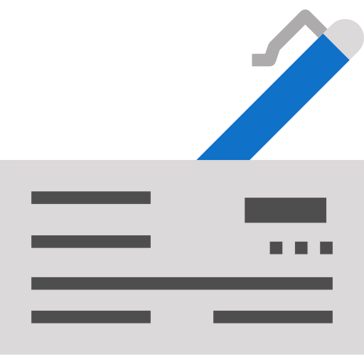 Cheque icon