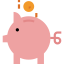 Piggy bank icon 64x64