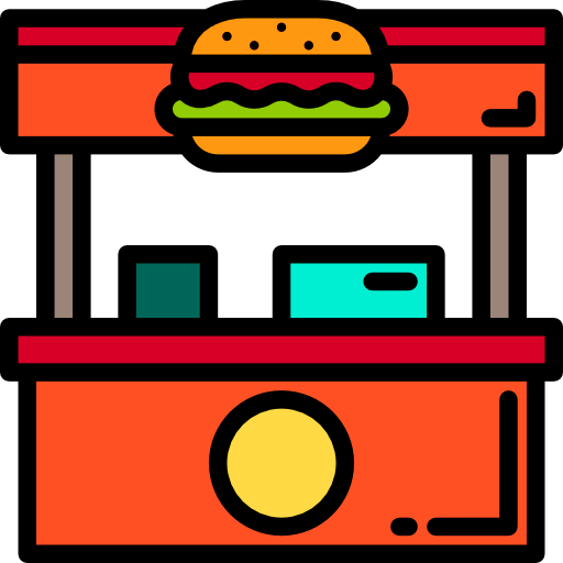 Snack booth icon