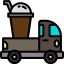 Кофейный грузовик иконка 64x64