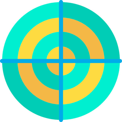 Shooting target icon