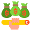 Money bags icon 64x64