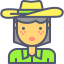 Cowgirl Symbol 64x64