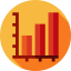 Bar chart icon 64x64