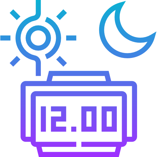Table clock icon