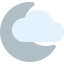 Cloudy night icon 64x64