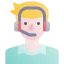 Call center agent ícono 64x64