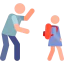 Father and daughter icon 64x64