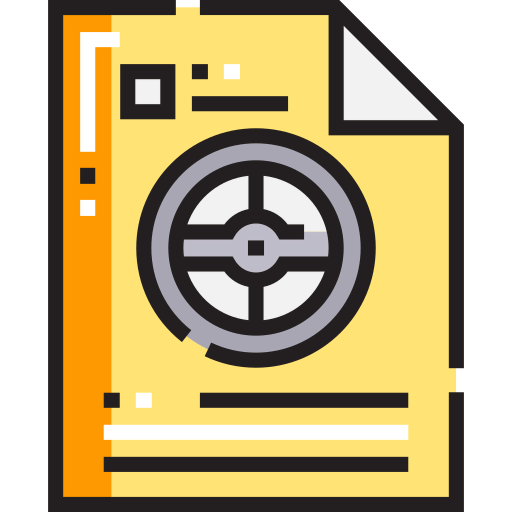 Driving test icon