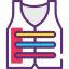 Bullet proof vest icon 64x64
