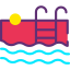 Swimming pool 图标 64x64