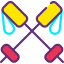 Ski sticks icon 64x64