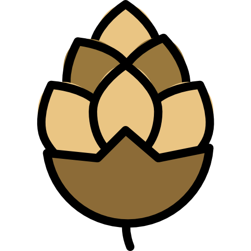 Pine cone ícono
