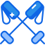 Ski sticks icon 64x64