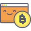 Bitcoin アイコン 64x64